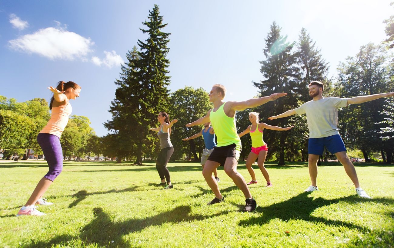 Outdoor Aerobics for Mental Health